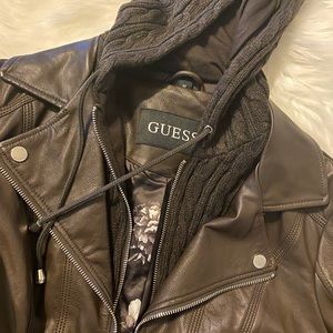Guess leather jacket